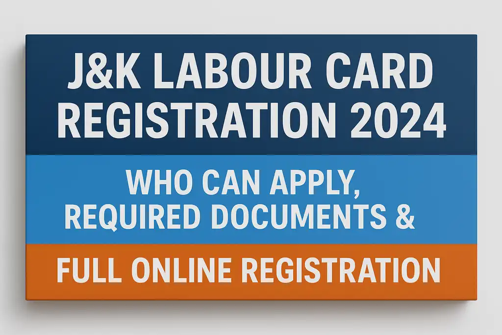 J&K Labour Card Registration 2025